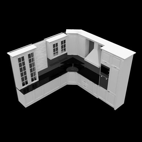 kitchen 01 3D model
