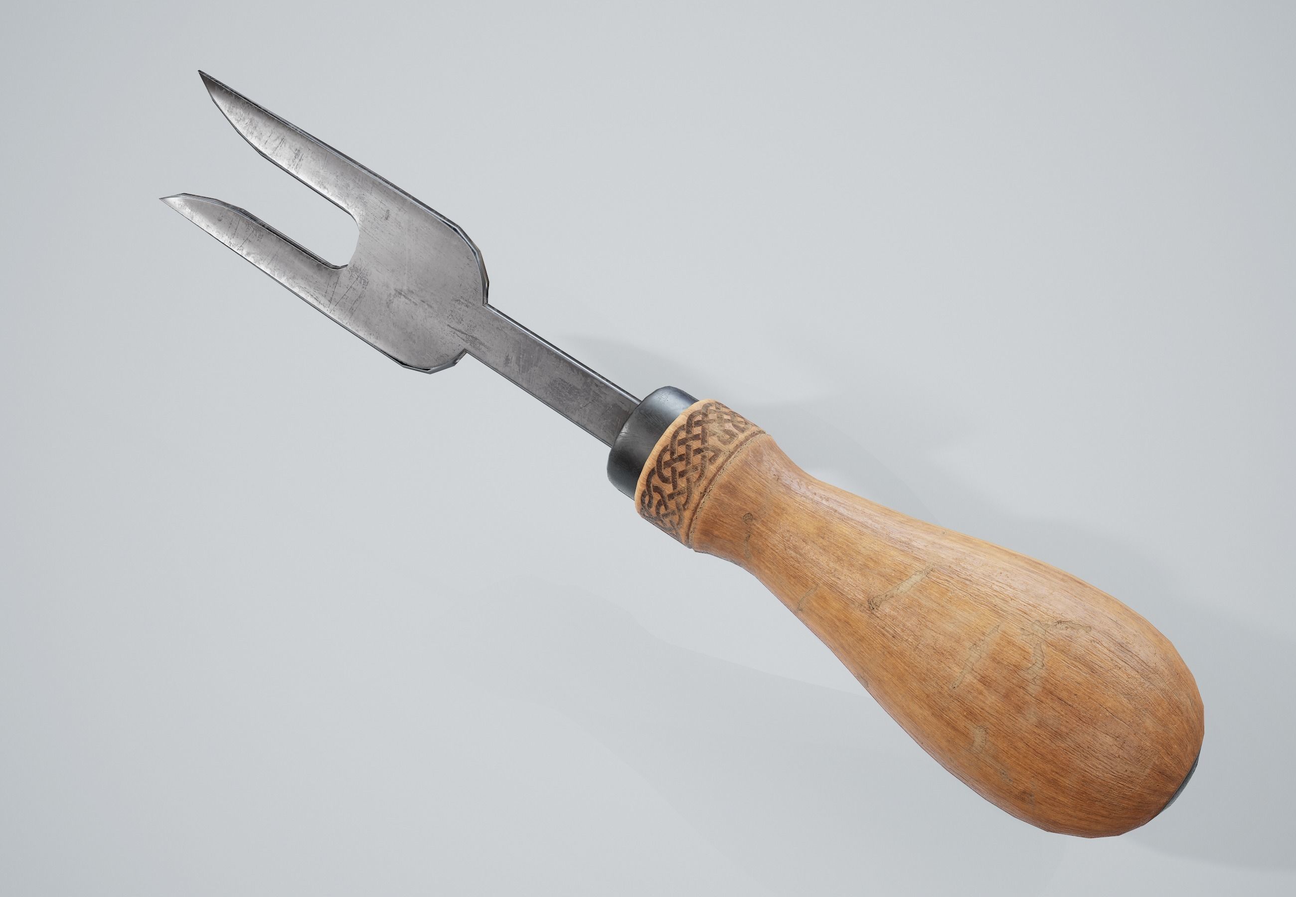 Cheese Knife Tool PBR Game Ready Low-poly 3D model_5