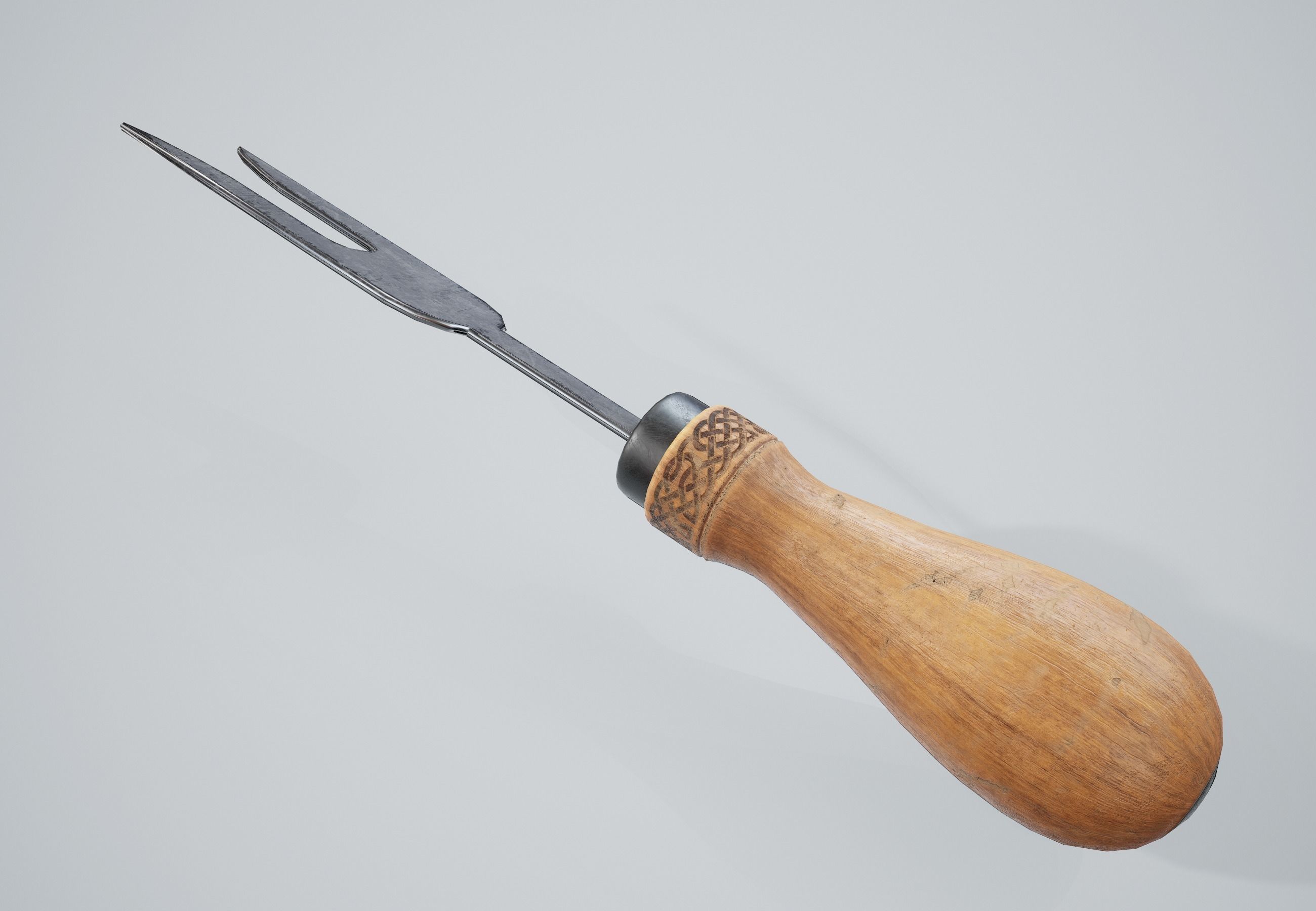 Cheese Knife Tool PBR Game Ready Low-poly 3D model_7