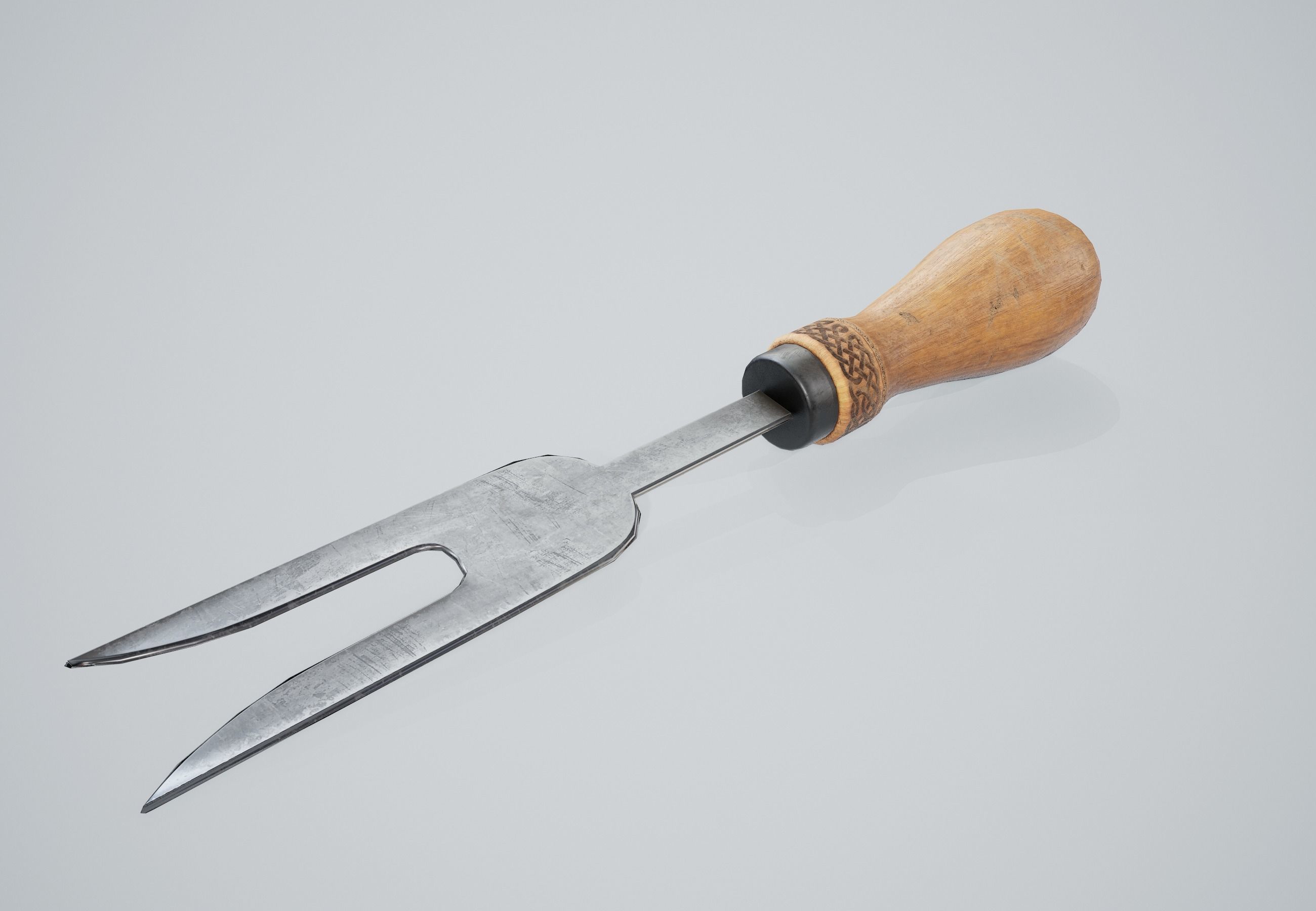 Cheese Knife Tool PBR Game Ready Low-poly 3D model_9