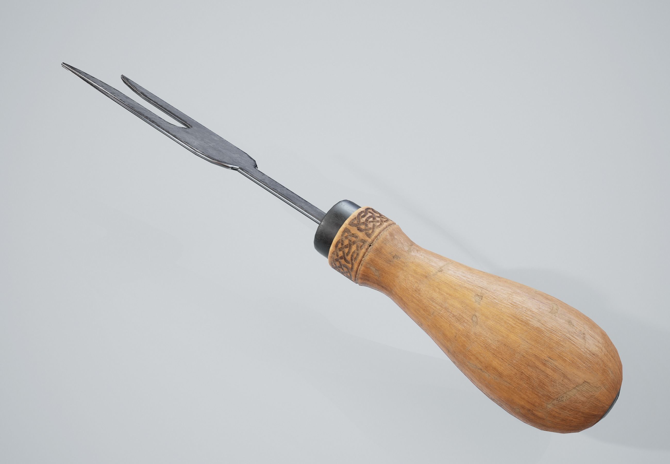Cheese Knife Tool PBR Game Ready Low-poly 3D model_3
