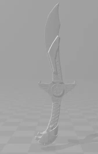 Power rangers 3d file SABA White tiger 3D print model_0