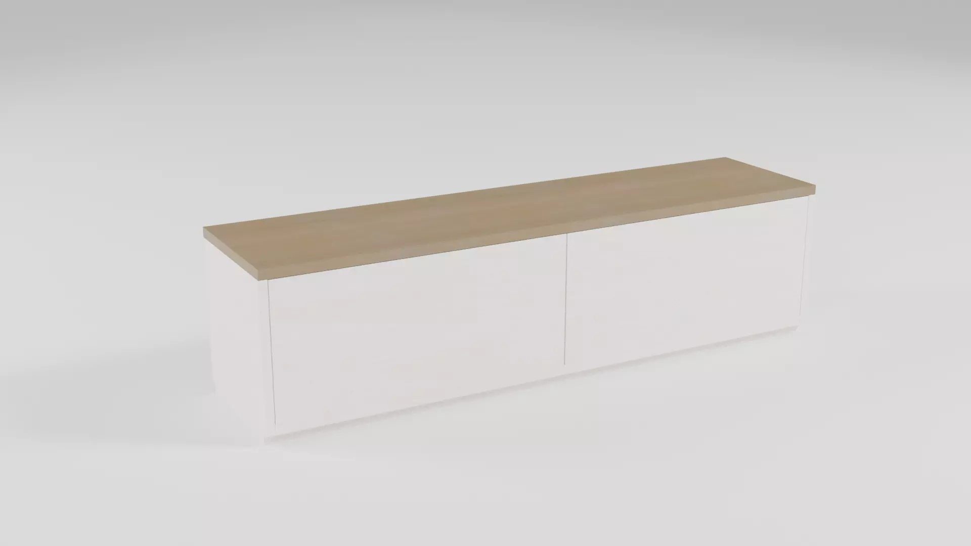 Contemporary wooden sideboard - 003 Free 3D model