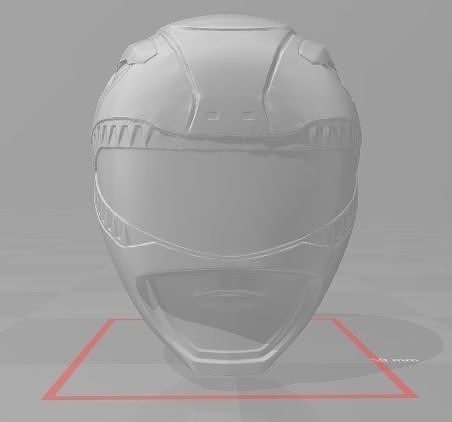 Power rangers 3d file Helmet Red ranger 3D print model