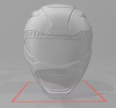 Power rangers 3d file Helmet Red ranger 3D print model