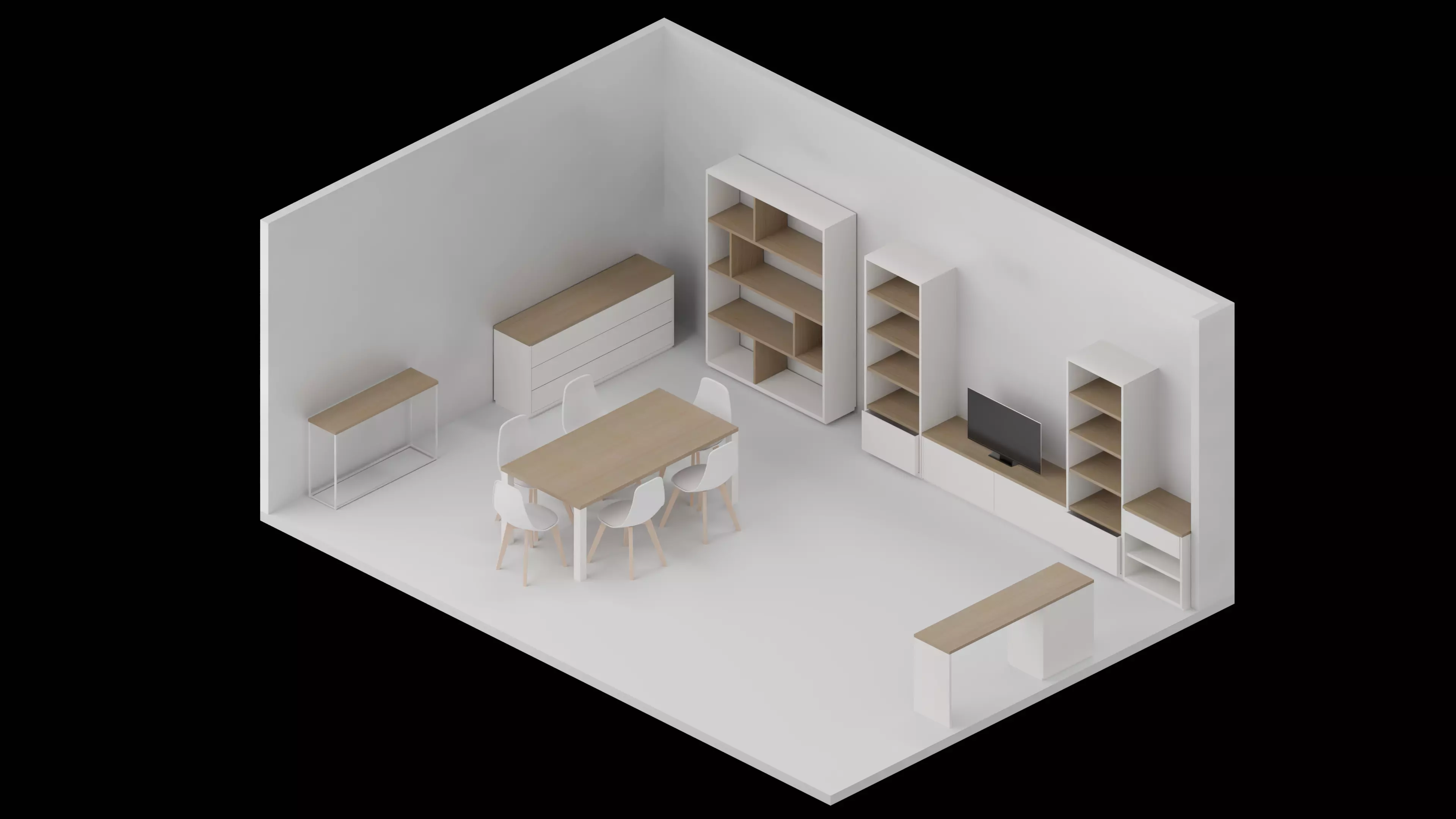 Simple and lightweight wooden forniture collection _0