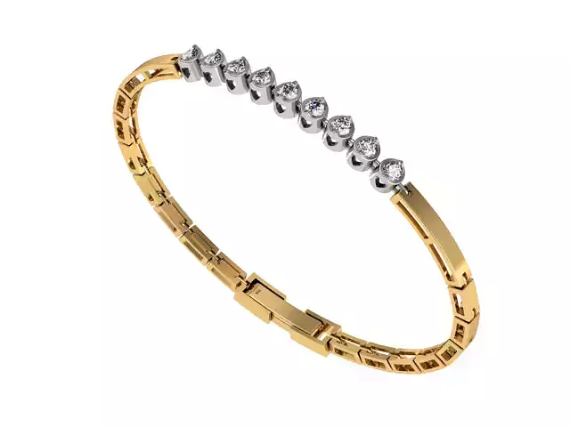 Bracelet with diamonds