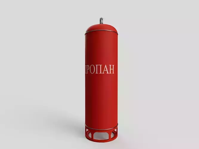 gas cylinder 3D model