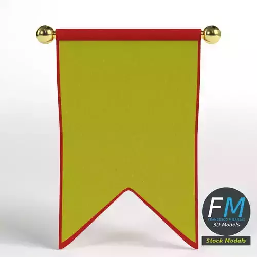 Small medieval banner