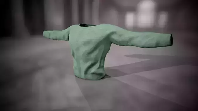 Sweatshirt 13 Low-poly 3D model