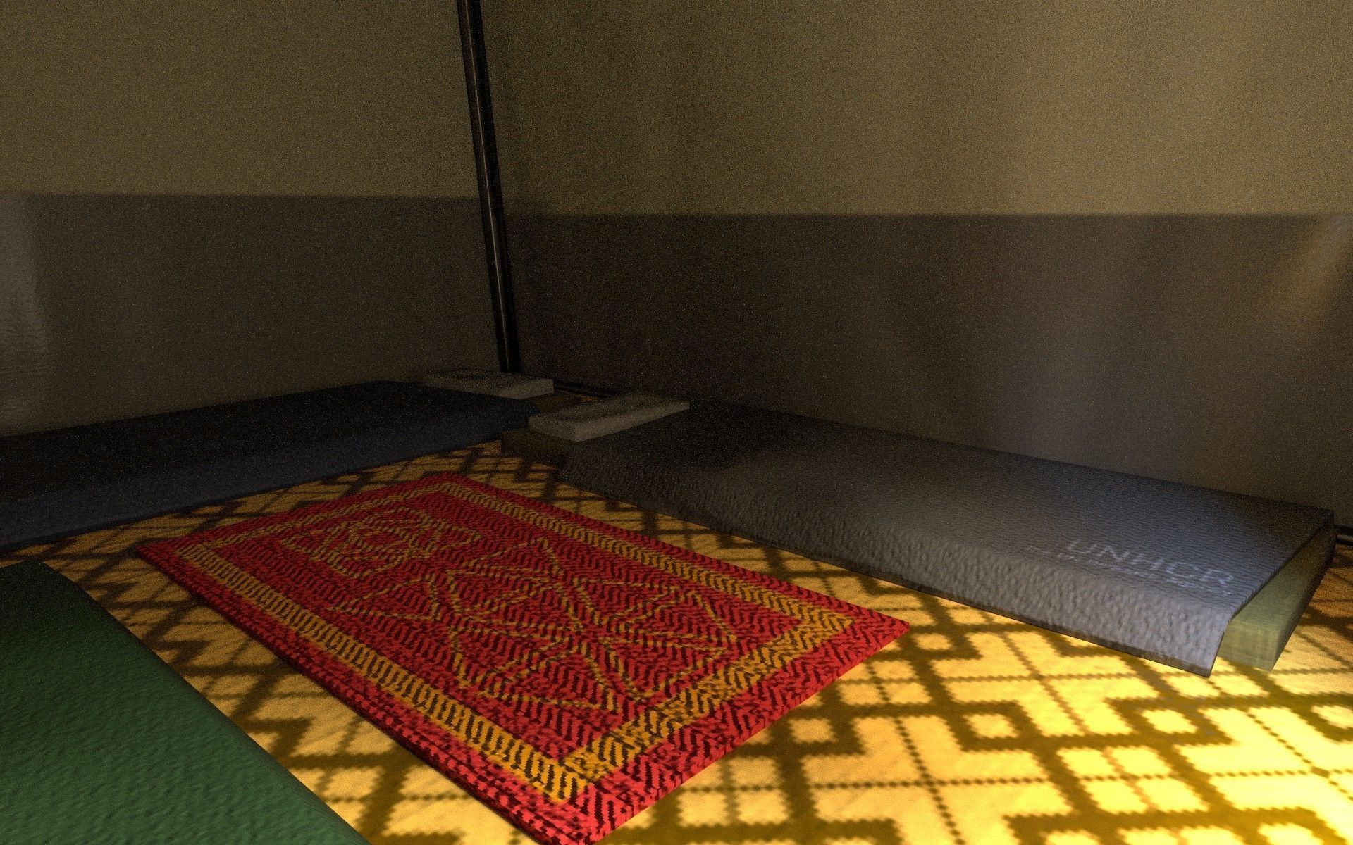 SyrianTentCityPart01 tent Low-poly 3D model_36