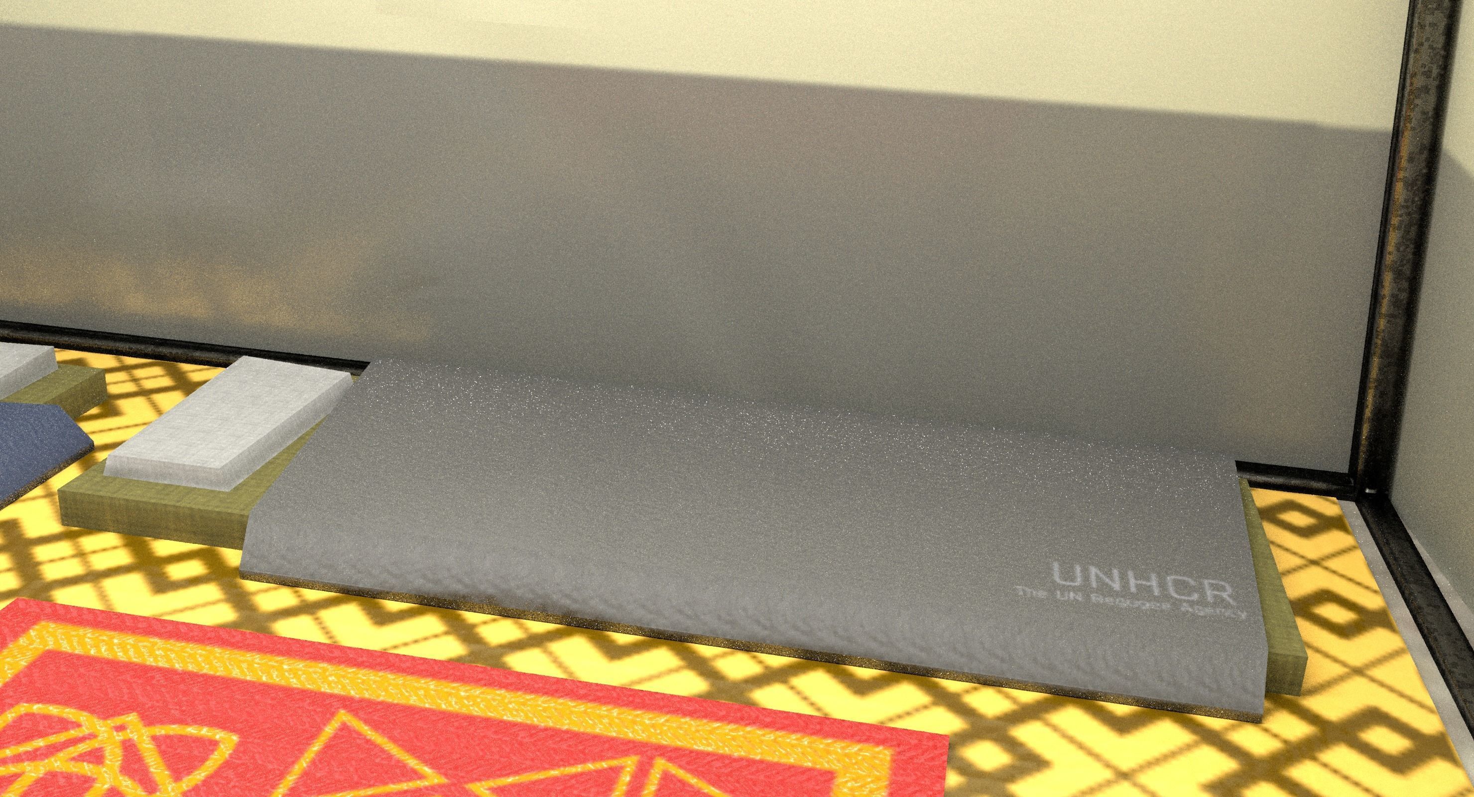 SyrianTentCityPart01 tent Low-poly 3D model_9