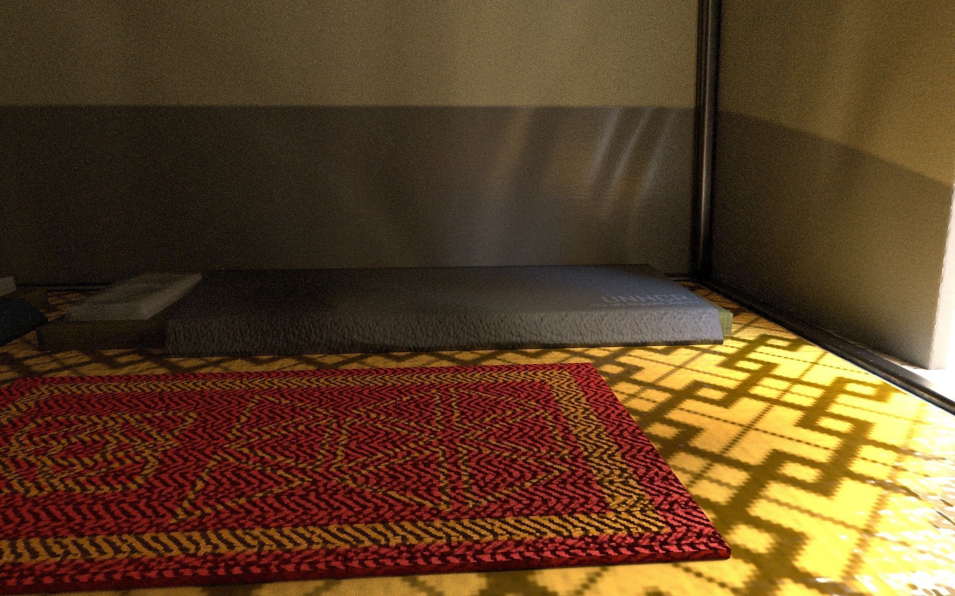 SyrianTentCityPart01 tent Low-poly 3D model_35