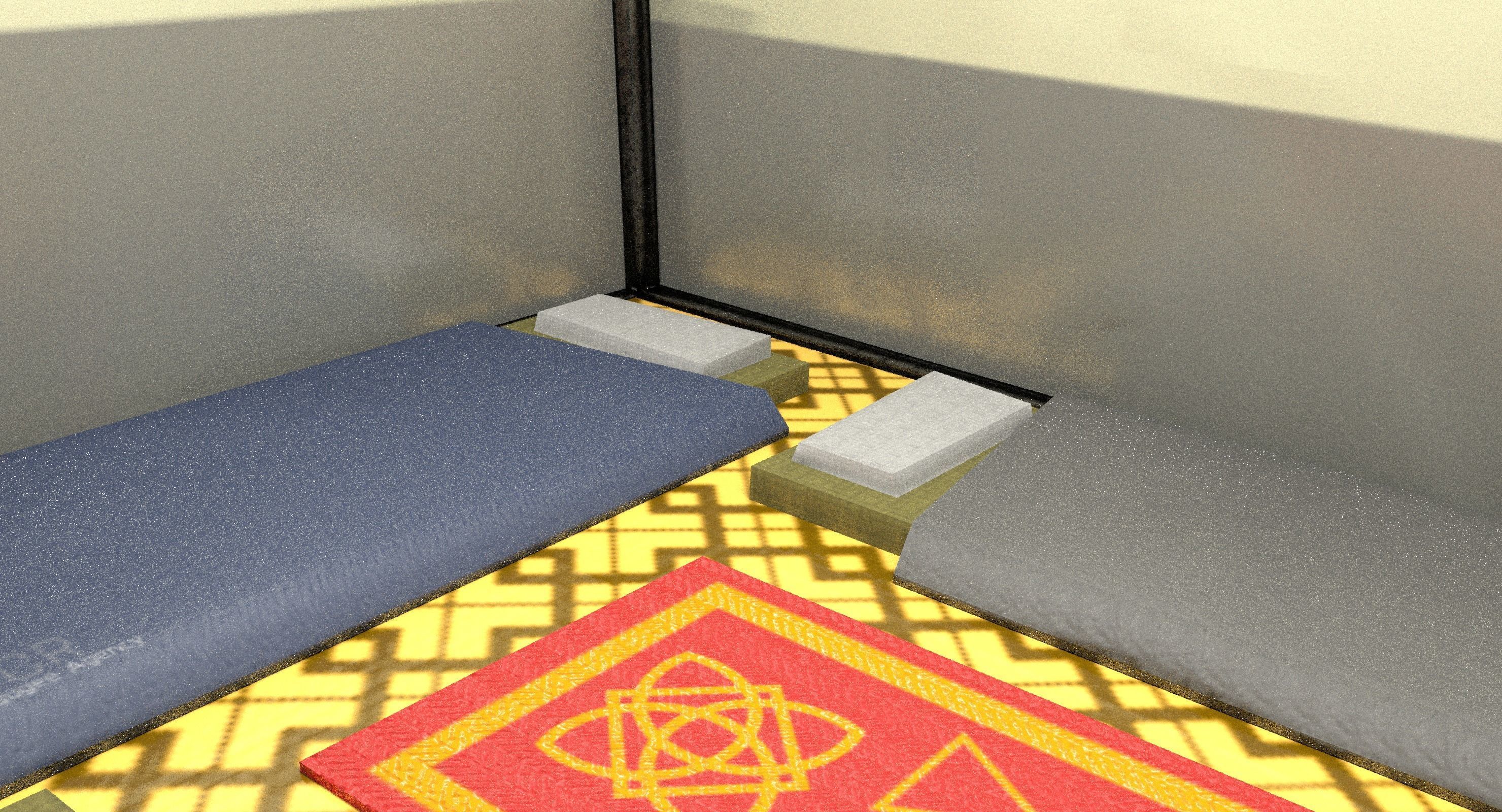 SyrianTentCityPart01 tent Low-poly 3D model_10