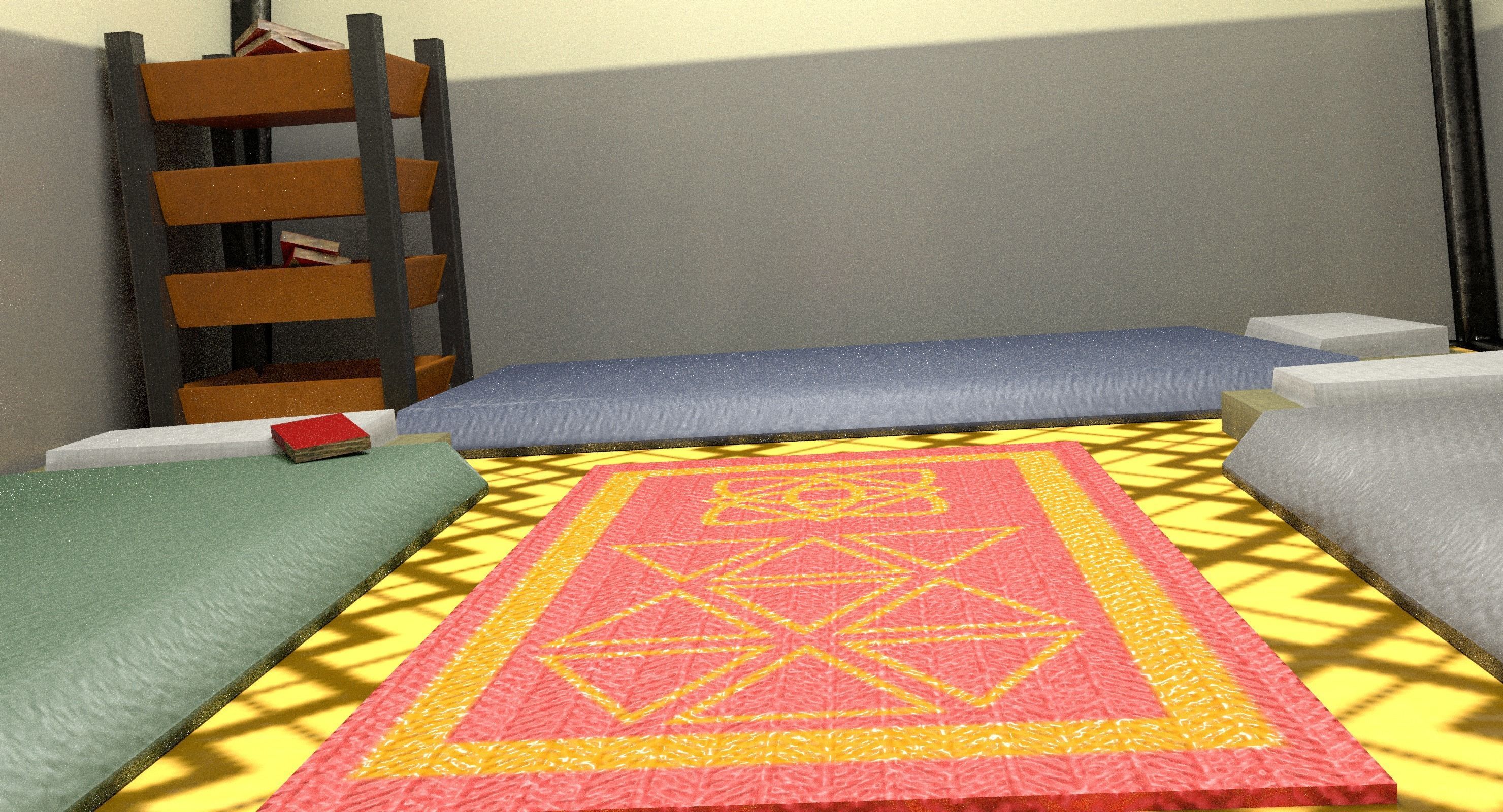 SyrianTentCityPart01 tent Low-poly 3D model_14