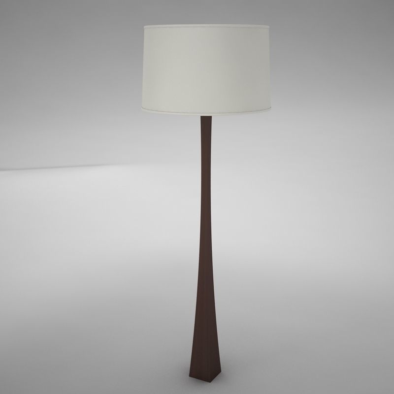 lamp01 floor lamp with shade Low-poly 3D model_3