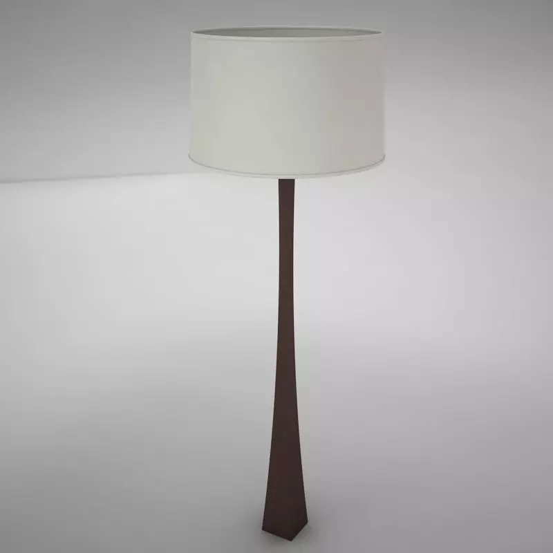 lamp01 floor lamp with shade Low-poly 3D model_0