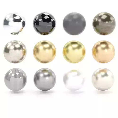 textures silver sphere