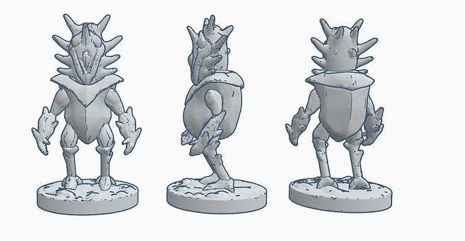 Terra-Play Adventure Tile Miniatures - Forest Demon Free 3D print model