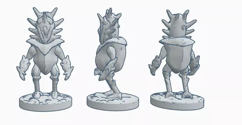 Terra-Play Adventure Tile Miniatures - Forest Demon Free 3D print model