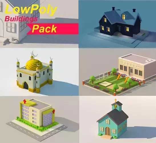 Low Poly Building Pack