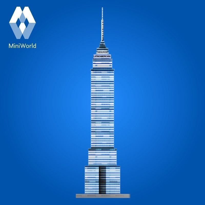 Torre Latinoamericana Free 3D print model_1