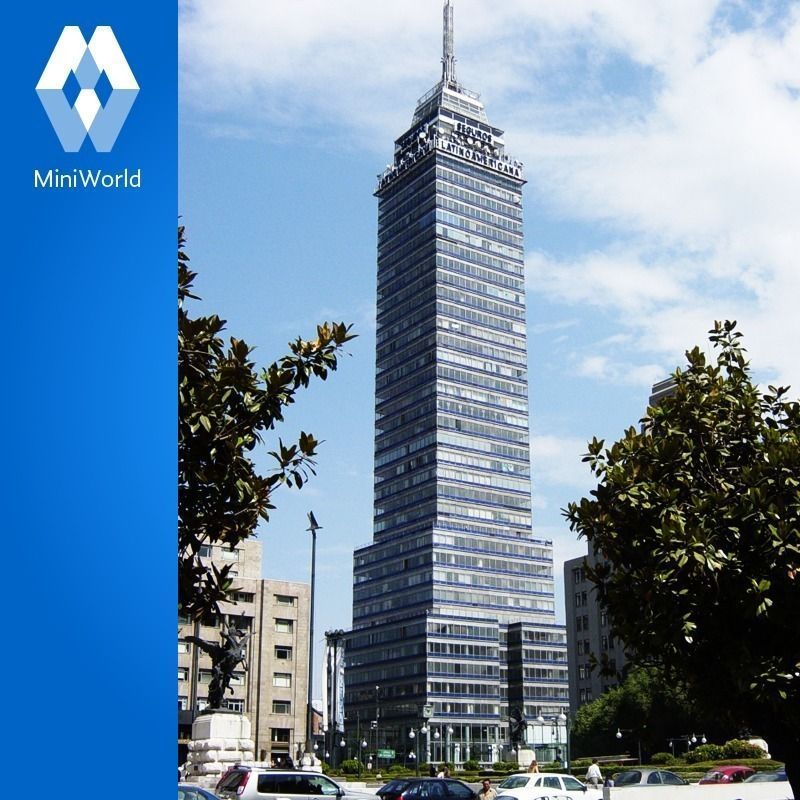 Torre Latinoamericana Free 3D print model_2