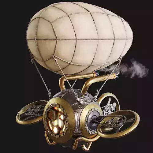 Steampunk Drone 3D model