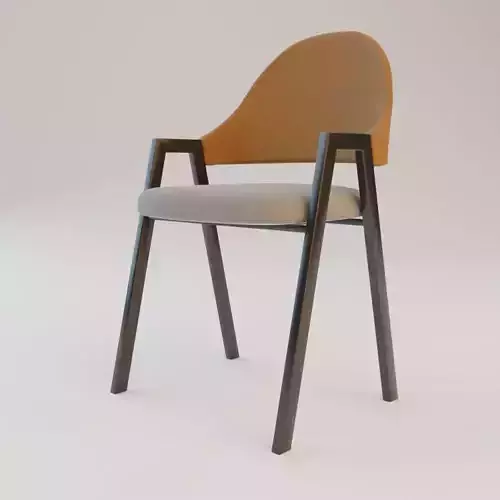 Restaurant Armchair Suspended Backrest