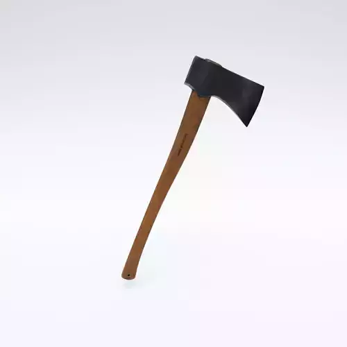 Axe - Forged head with wooden handle