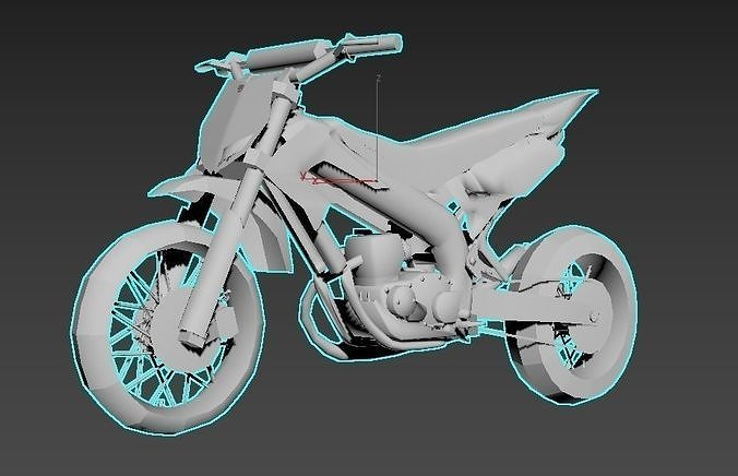 moto 50cc competition bike 50cc competition 3D print model