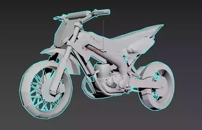 moto 50cc competition bike 50cc competition 3D print model