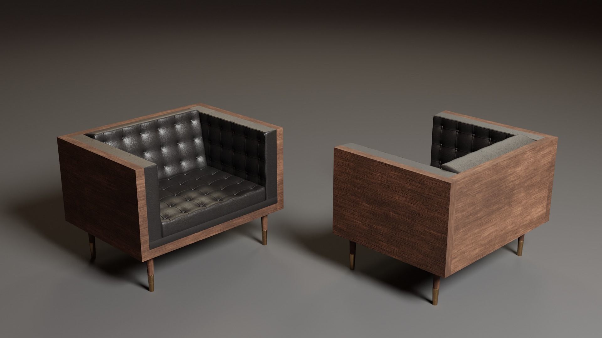 Box Chair 3D model_2