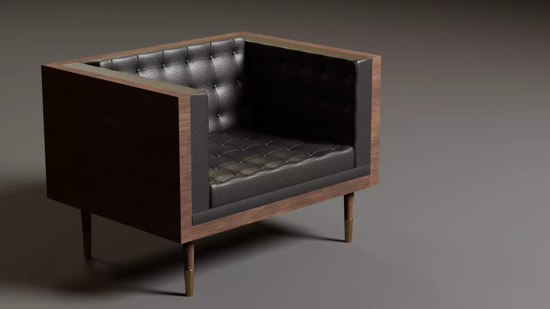 Box Chair 3D model_0