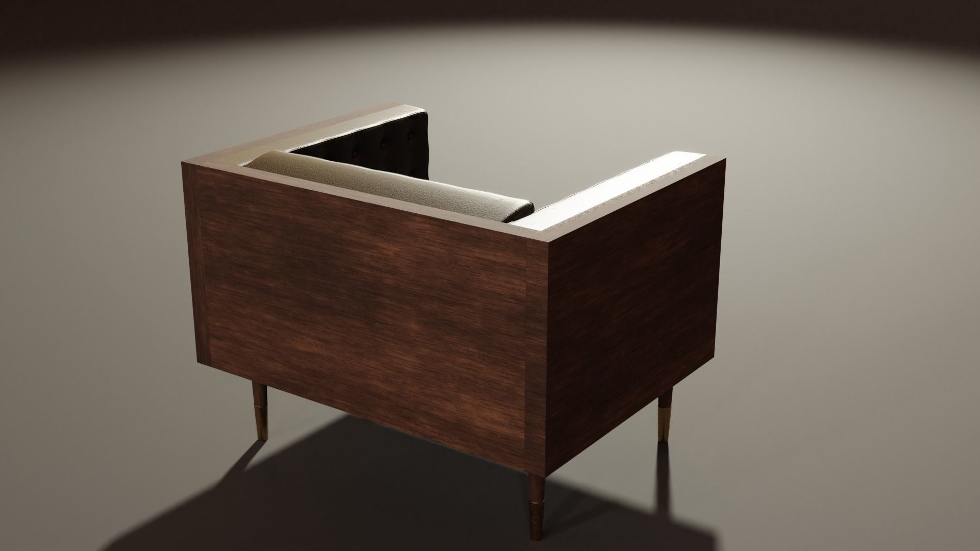 Box Chair 3D model_3
