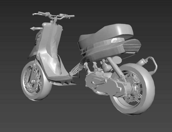 spitro RX police cop scooter 3D print model_10