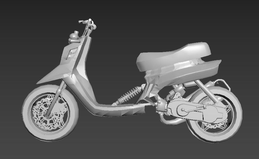 spitro RX police cop scooter 3D print model_9
