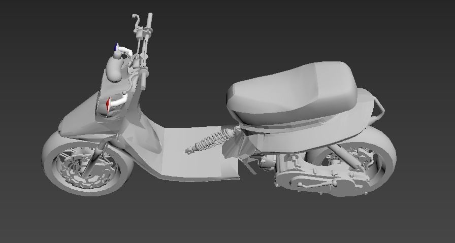 spitro RX police cop scooter 3D print model_1