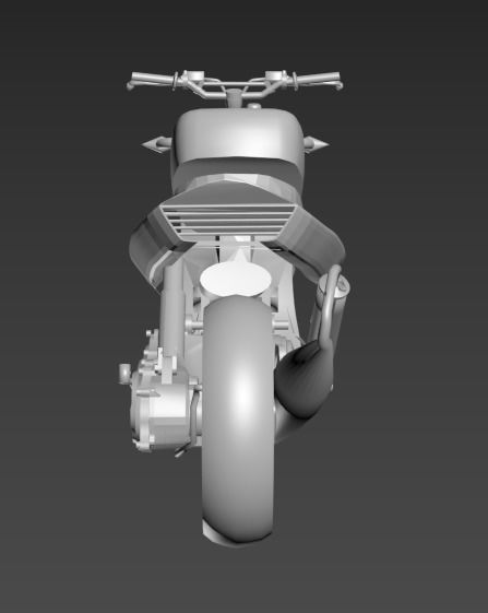 spitro RX police cop scooter 3D print model_8