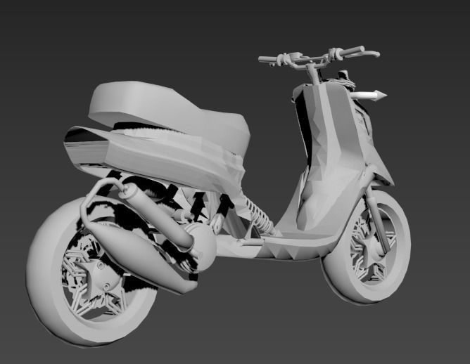 spitro RX police cop scooter 3D print model_4