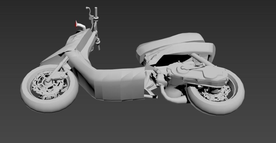 spitro RX police cop scooter 3D print model_7
