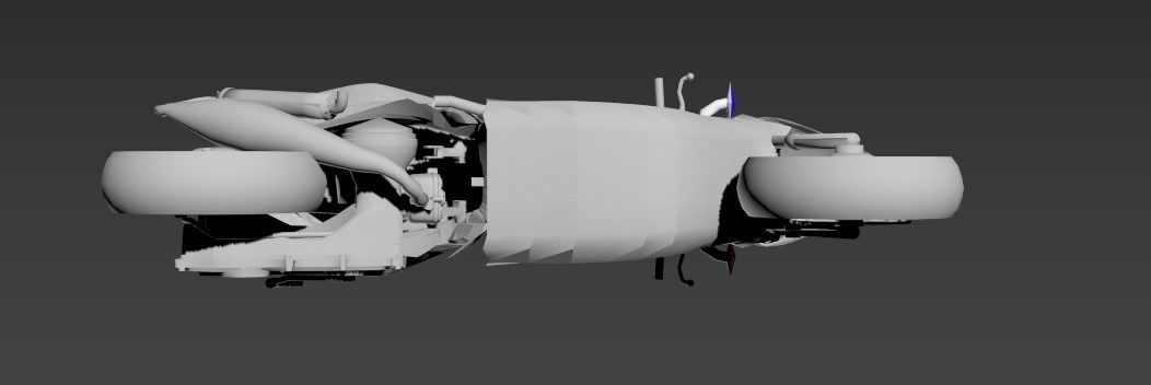 spitro RX police cop scooter 3D print model_6