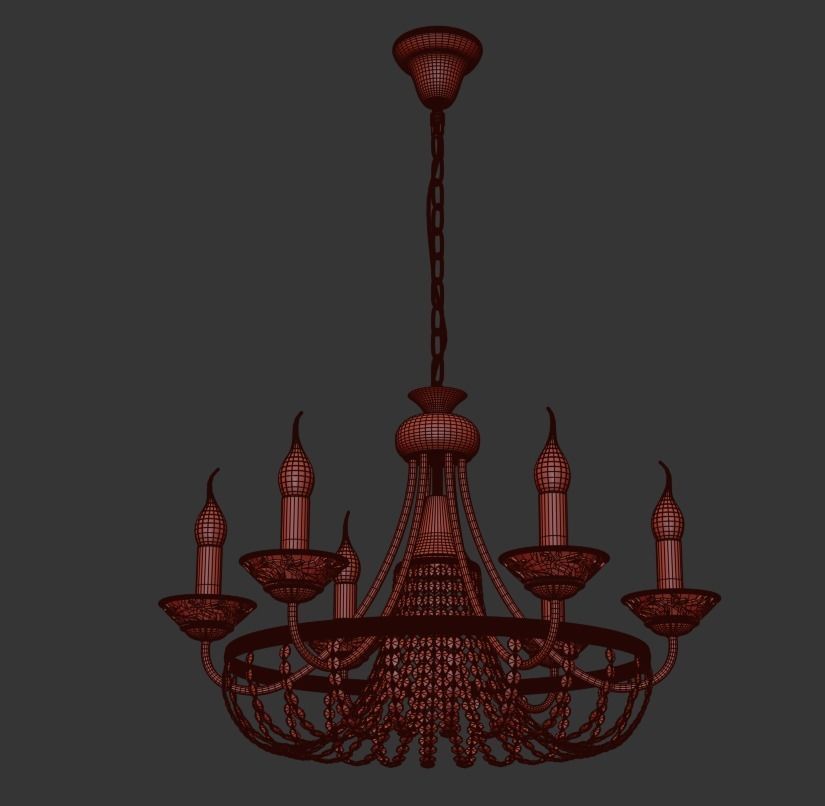 Chandelier Latera E 1 1 6 S 3D model_2