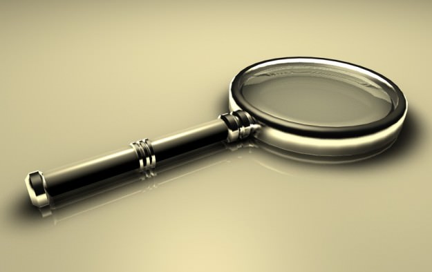 Magnifying glass 3D model_2