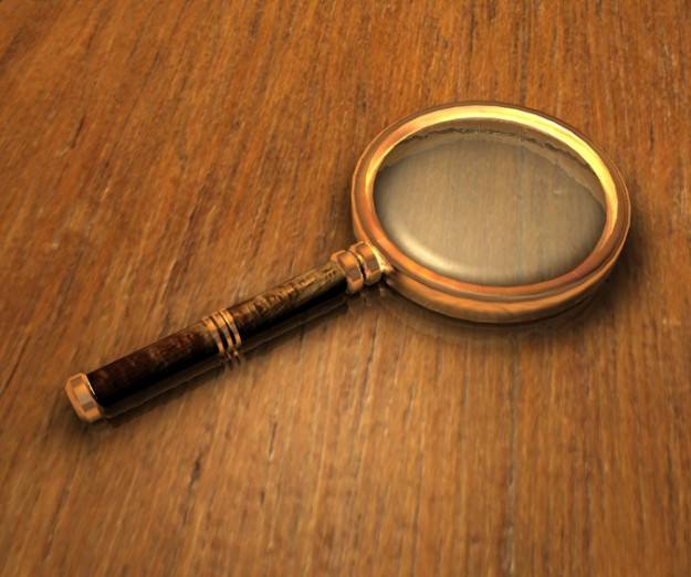 Magnifying glass 3D model_1