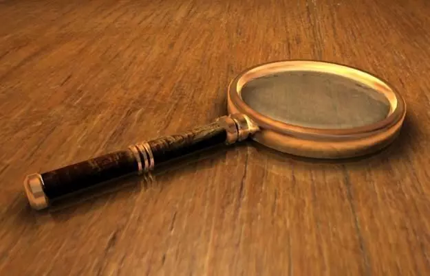 Magnifying glass 3D model_0