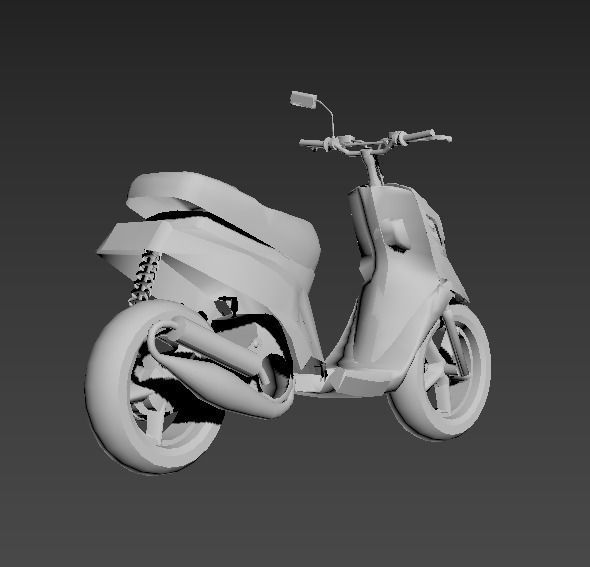 mbk booster spirit 3D print model_10