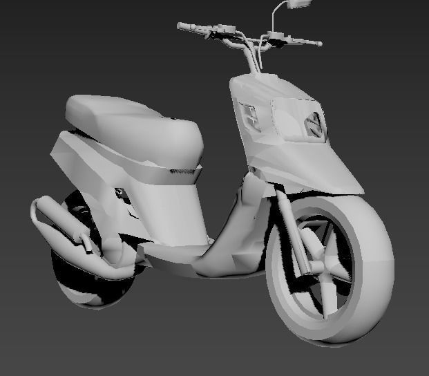 mbk booster spirit 3D print model_12