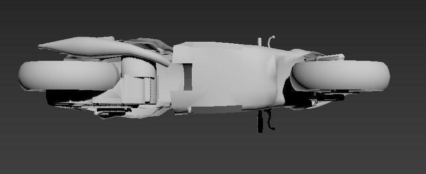 mbk booster spirit 3D print model_1