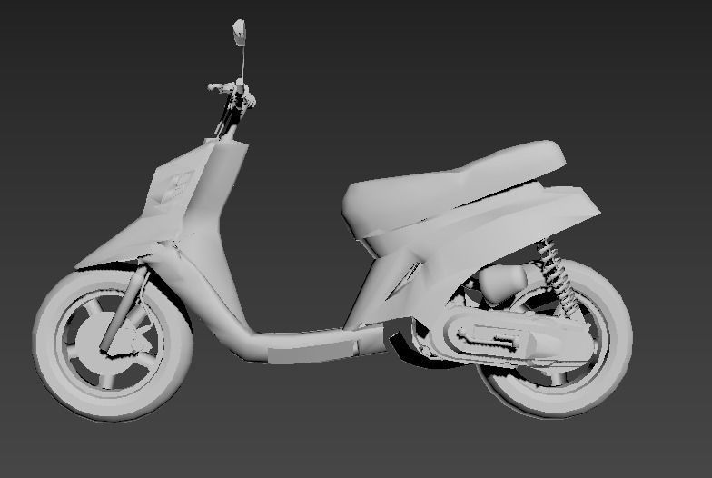 mbk booster spirit 3D print model_7